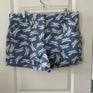 Loft Dragonfly Riviera Shorts Size 14